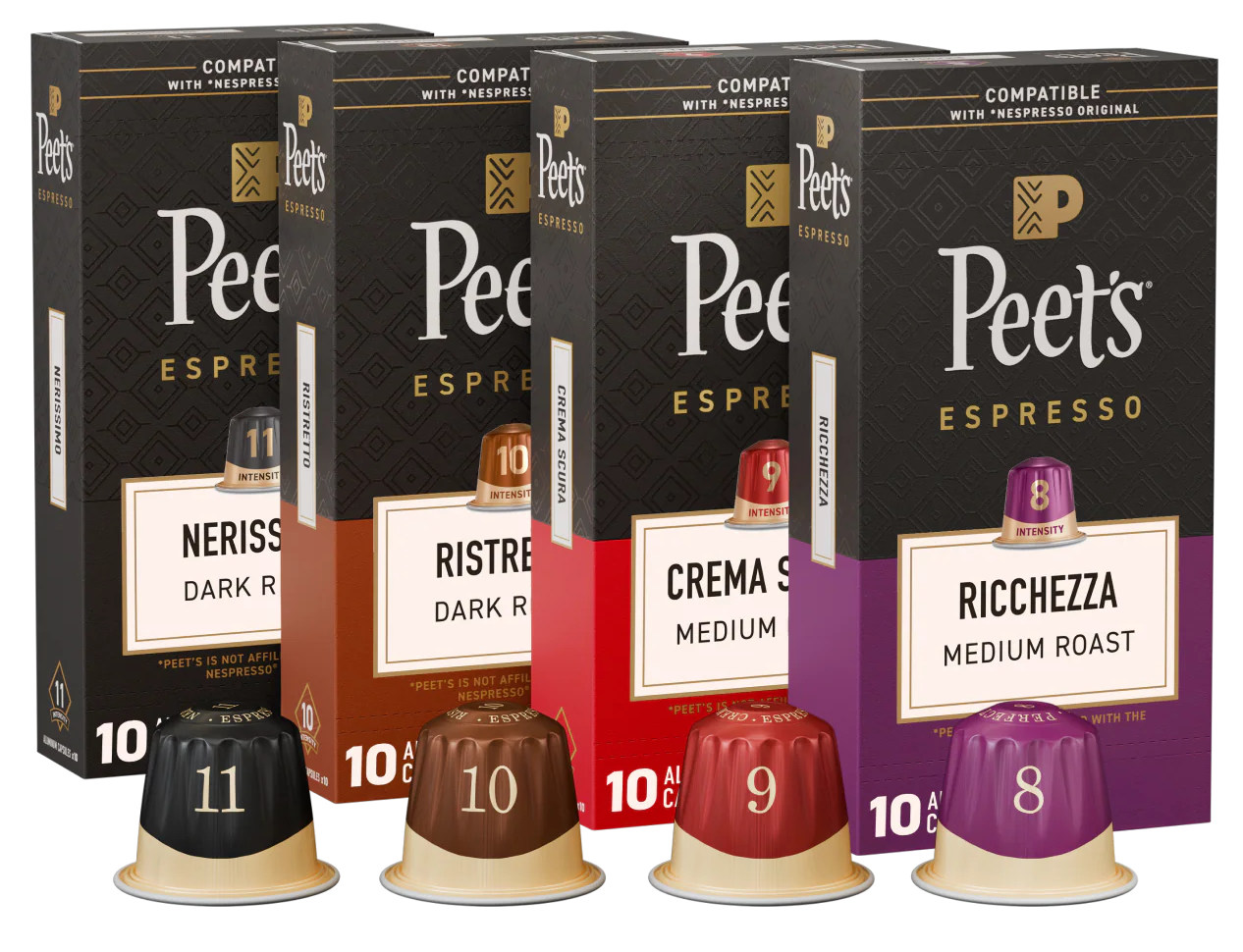 Peet's Coffee espresso capsules